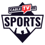 CableTV.com Sports logo featuring animated athlete with raised hands.